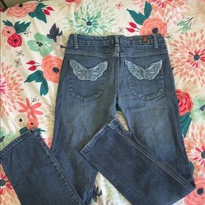 7 For All Mankind Butterfly Jeans